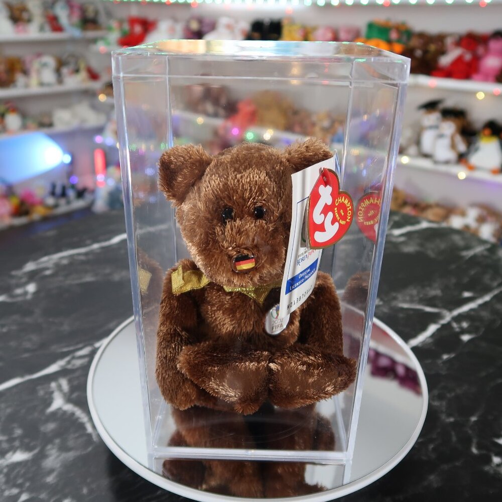 TY Beanie Baby - Champion the FIFA Bear (Germany) | MWMT New Mint Tags | Retire